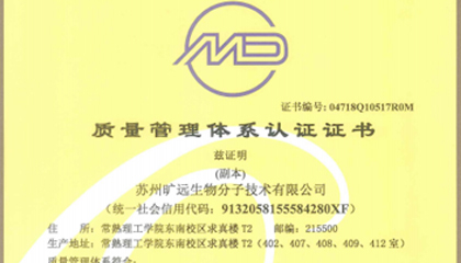 喜大普奔！！我司通过ISO9001质量系统认证